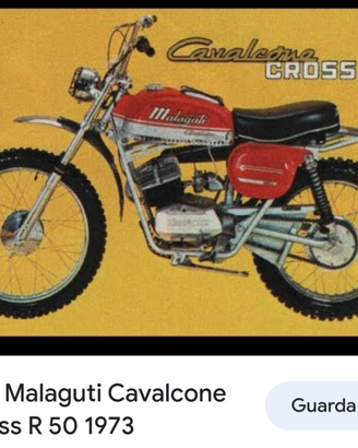 Malaguti cavalcone cross 50cc Anno 1971 Turbo Star