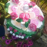 Torta finta in pasta di zucchero