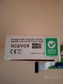 Scheda funzione vocali NC2/VOX