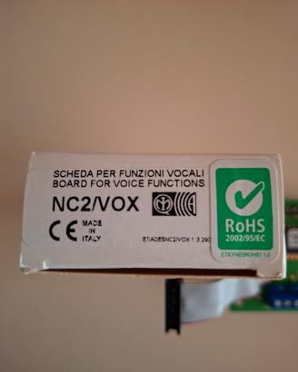 Scheda funzione vocali NC2/VOX