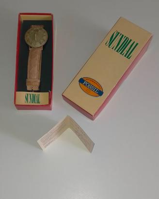Fossil sundial