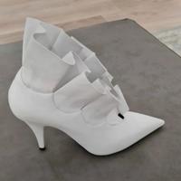 Stivaletti bianchi Casadei 37