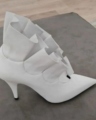 Stivaletti bianchi Casadei 37