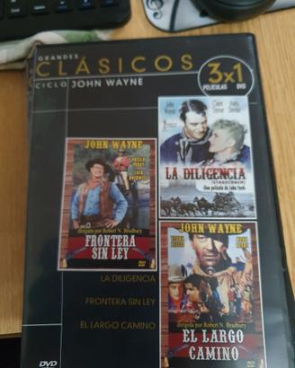 DVD GRANDES CLÁSICOS  3X1 CICLO JOHN WAYNE