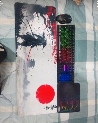 tappeto gaming tappeto mouse tastiera e mouse anco