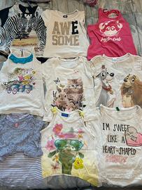 9 magliette estive bambina