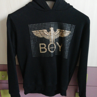 Felpa Boy London nera taglia XL