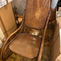 dondolo antico paglia di vienna