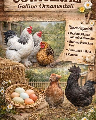 Galline ornamentali