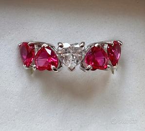 Anello artigianale in argento 925.