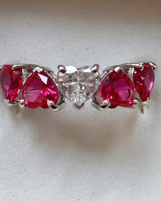 Anello artigianale in argento 925.