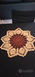 sottopiatto in filato di cotone fatto a mano 