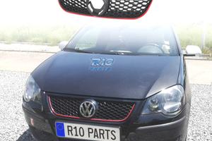 GRIGLIA VOLKSWAGEN VW POLO 05-09 LOOK GTI NERO ROS