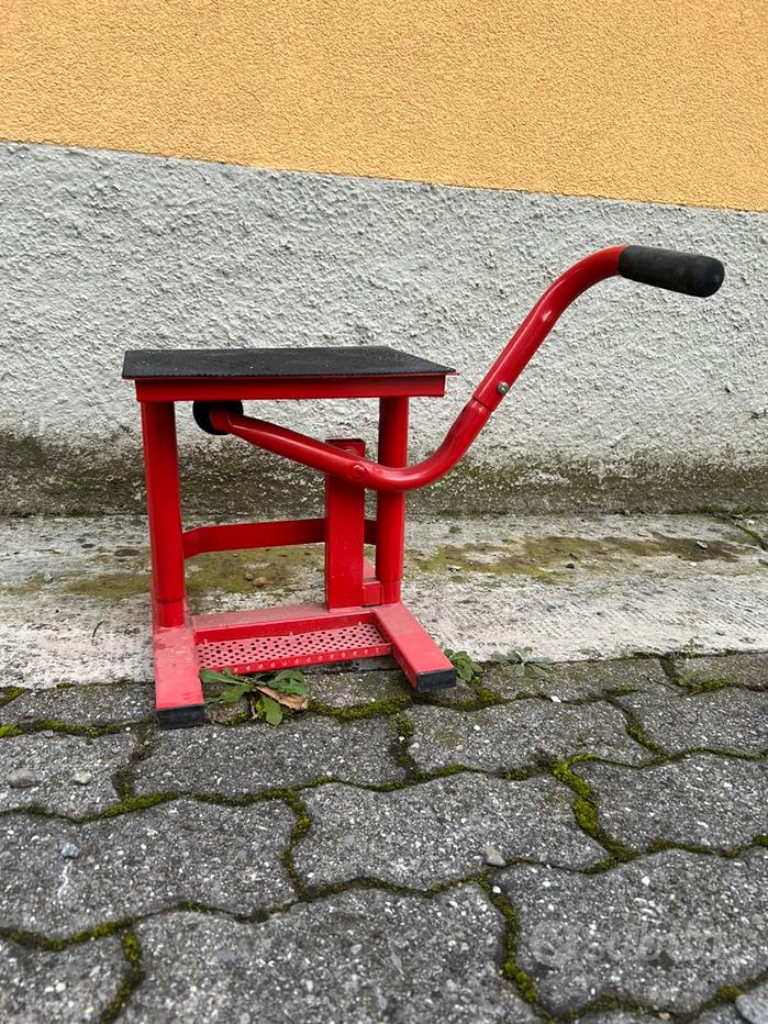 Cavalletto Centrale Alzamoto Regolabile Genial Motor - Per Supermotard, Enduro, Cross, Pit Bike, Portata 150kg