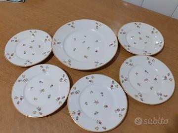 Piatti bordo oro Richard Ginori anni 60