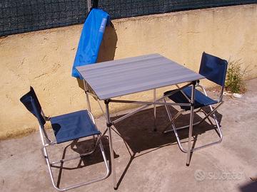 Tavolino da picnic in alluminio