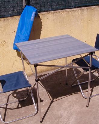 Tavolino da picnic in alluminio