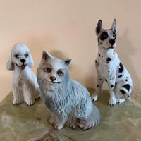 3 Animali in ceramica made in Italy