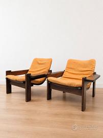 Set 2 Poltrone Scandinave vintage, anni '70