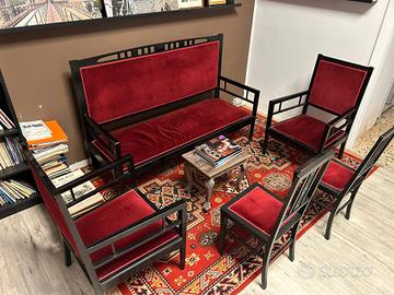 Salottino vintage in stile Liberty / Déco  