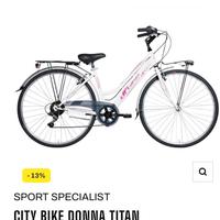 Bicicletta city donna