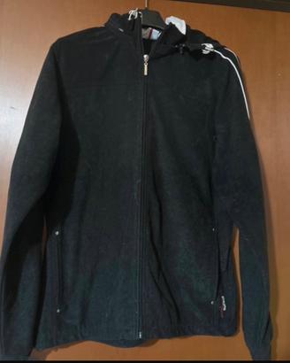 Felpa con zip brugi