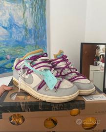 Sneackers nike dunk x offwhite