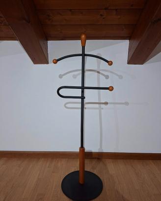 Appendiabiti omino metallo e legno H 112cm
