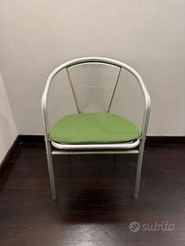 Sedie in alluminio