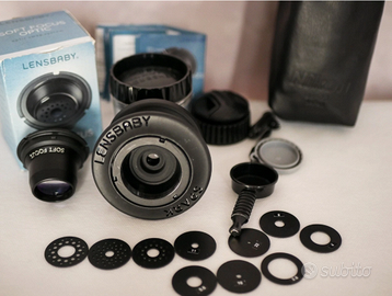 Obiettivo Lensbaby Spark Nikon F + modulo Ottico L