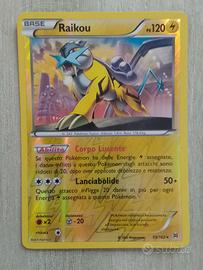 Card Pokémon Base Raikou Holo 55/162 2015 ITA
