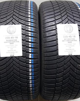 2 GOMME 255 45 18 BRIDGESTONE A75097