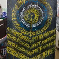 Quadro lettering calligrafia