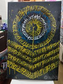 Quadro lettering calligrafia