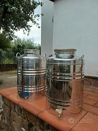 fusti inox per olio