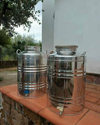 fusti inox per olio