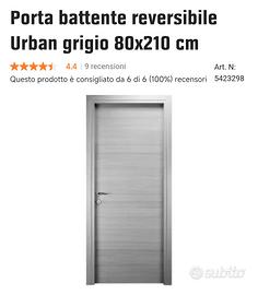 porta battente reversibile 210x80