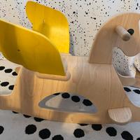 Cavallo a dondolo legno