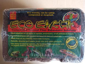 terra di cocco ECO EARTH per rettili o anfibi