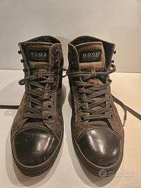 Hogan Rebel, pelle invecchiata, unisex,  40
