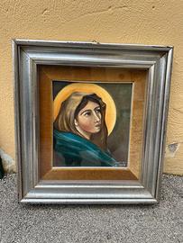 Quadro Sacro Madonna in Preghiera  52x49