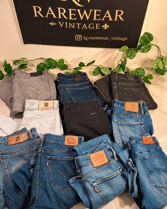 👖BOX RESELLER VINTAGE MIX JEANS MULTIBRAND