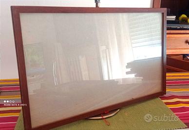 10 cornici in legno vintage (con vetro)