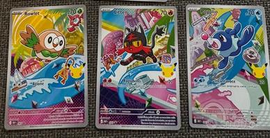 Carte  pokemon trio