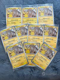 Lotto 10 Carte Pokemon Pikachu Museum Sigillate