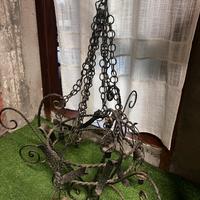 Lampadario in ferro