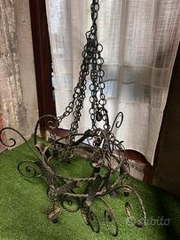 Lampadario in ferro