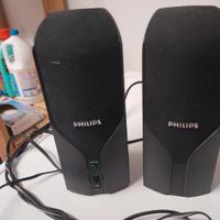 2 casse per pc philips 
