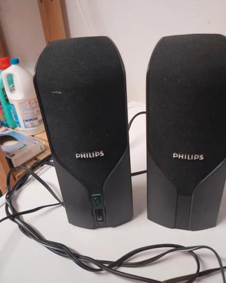 2 casse per pc philips 