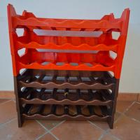 Cantinette in plastica portabottiglie anni '70